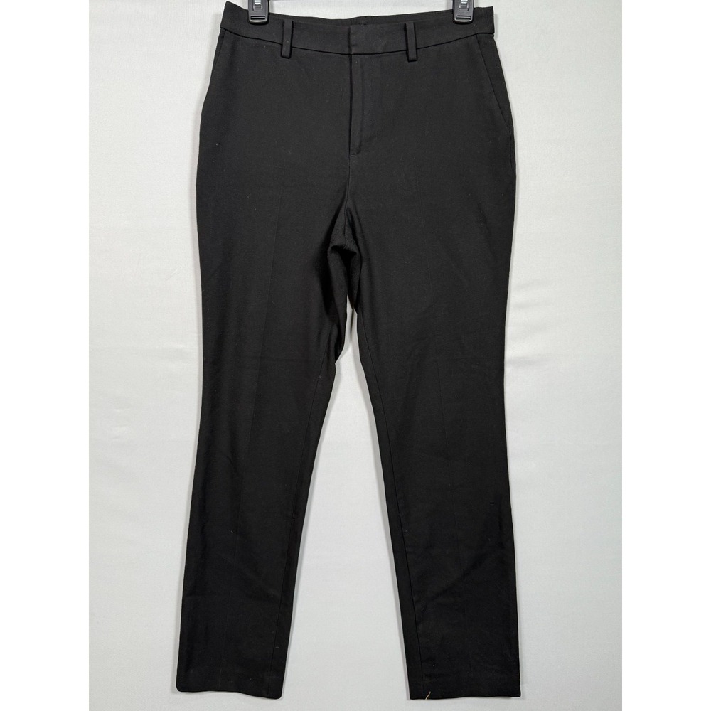 Uniqlo Heattech Pants Women 28x28.5 Black Slim Stretch Pockets Office Athleisure